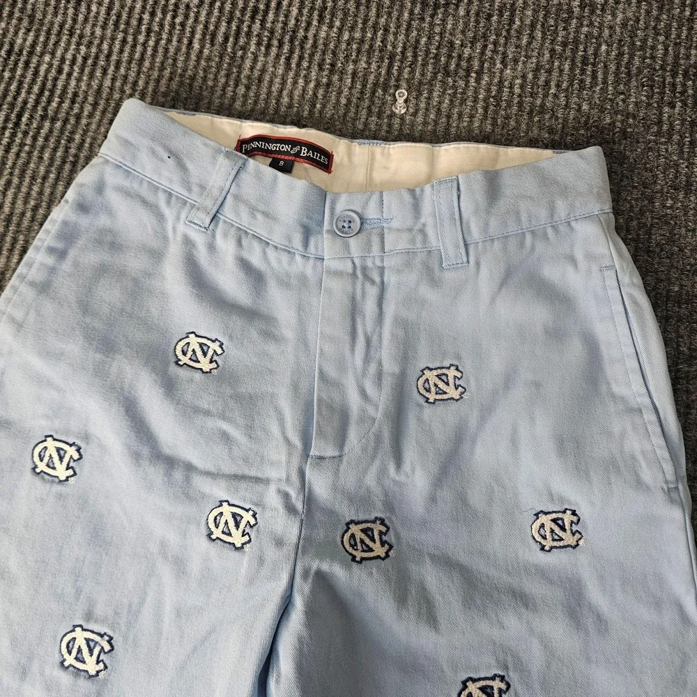 North Carolina Tar Heels Pants Boys 8 Blue NCAA Basketball UNC Pennington Bailes